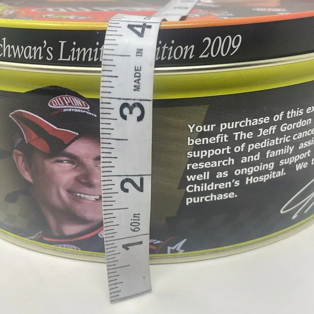 Collectible Jeff Gordon Foundation Schwan's Limited Edition 2009 Ice Cream Tin